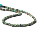 4-4.5mm African Turquoise Jasper Faceted Rondelle Beads 13 inch 95 pieces - The Bead Traders