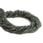 4-4.5mm Labradorite Plain Heishi Beads, 14 inch 135 pcs - The Bead Traders