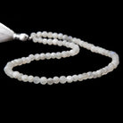 4-4.5mm Matte Rainbow Moonstone Plain Rounds 12 inch 70 pieces - The Bead Traders