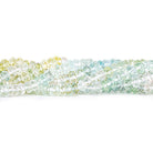 4-4.5mm Multi Color Beryl Faceted Rondelle Beads 14 inch 150 pieces - The Bead Traders
