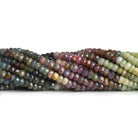 4-4.5mm Multicolor Sapphire Handcut Rondelles 16 inch 155 beads - The Bead Traders