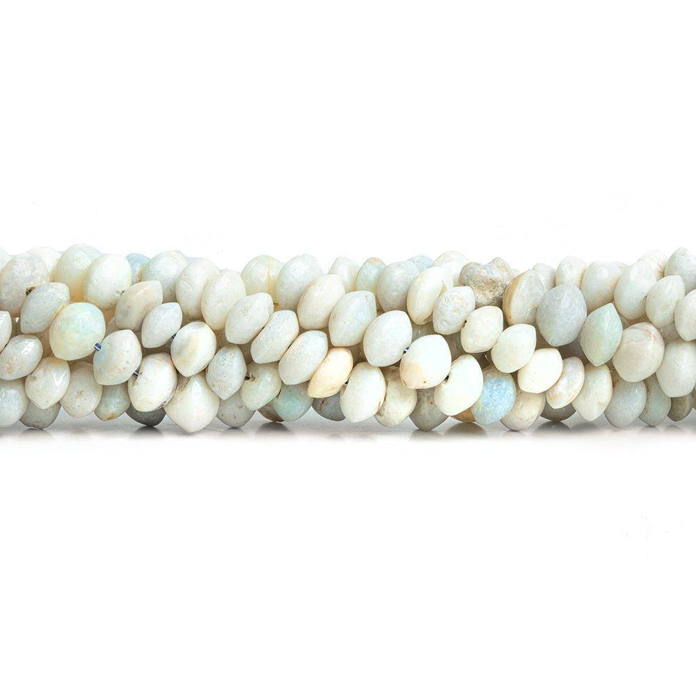4-5mm Australian Opal Plain Rondelle Beads, 14 inch - The Bead Traders
