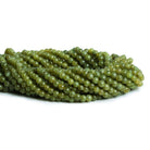 4-5mm Idocrase Handcut Rounds 12 inch 75 pieces - The Bead Traders