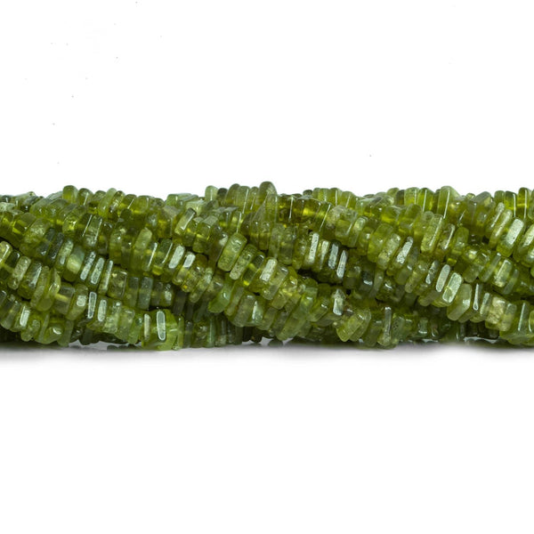 4-5mm Idocrase Square Heishis 16 inch 210 beads