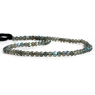 4-5mm Labradorite Faceted Round Beads 12 inch 90 pieces - The Bead Traders