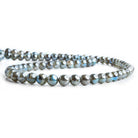 4-5mm Mystic Labradorite Plain Round Beads 15 inch 70 pieces - The Bead Traders