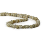 4-5mm Pale Labradorite Native Cut Plain Rondelles 13 inch 110 beads B grade - The Bead Traders