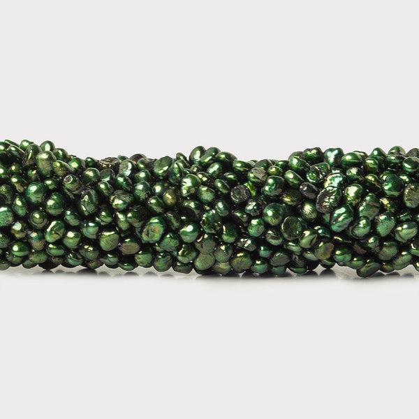 4-5mm Pine Green Baroque Pearls