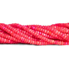 4-5mm Pink Ethiopian Opal Faceted Rondelles 16 inch 150 beads - The Bead Traders