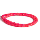 4-5mm Pink Ethiopian Opal Faceted Rondelles 16 inch 150 beads - The Bead Traders