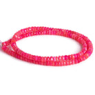 4-5mm Pinkish Purple Ethiopian Opal Faceted Rondelles 16 inch 150 beads - The Bead Traders