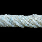 4-5mm Rainbow Moonstone Plain Rondelle Beads 12 inch 115 pieces - The Bead Traders