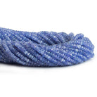 4-5mm Tanzanite Faceted Rondelle Beads 14 inch 150 pieces - The Bead Traders