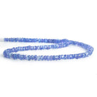 4-5mm Tanzanite Faceted Rondelle Beads 14 inch 150 pieces - The Bead Traders