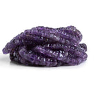 4-9mm Amethyst Plain Heishis - Lot of 7 - The Bead Traders