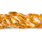 14x11-18x11mm Citrine Faceted Nugget Beads 10 inch 14 pieces - The Bead Traders