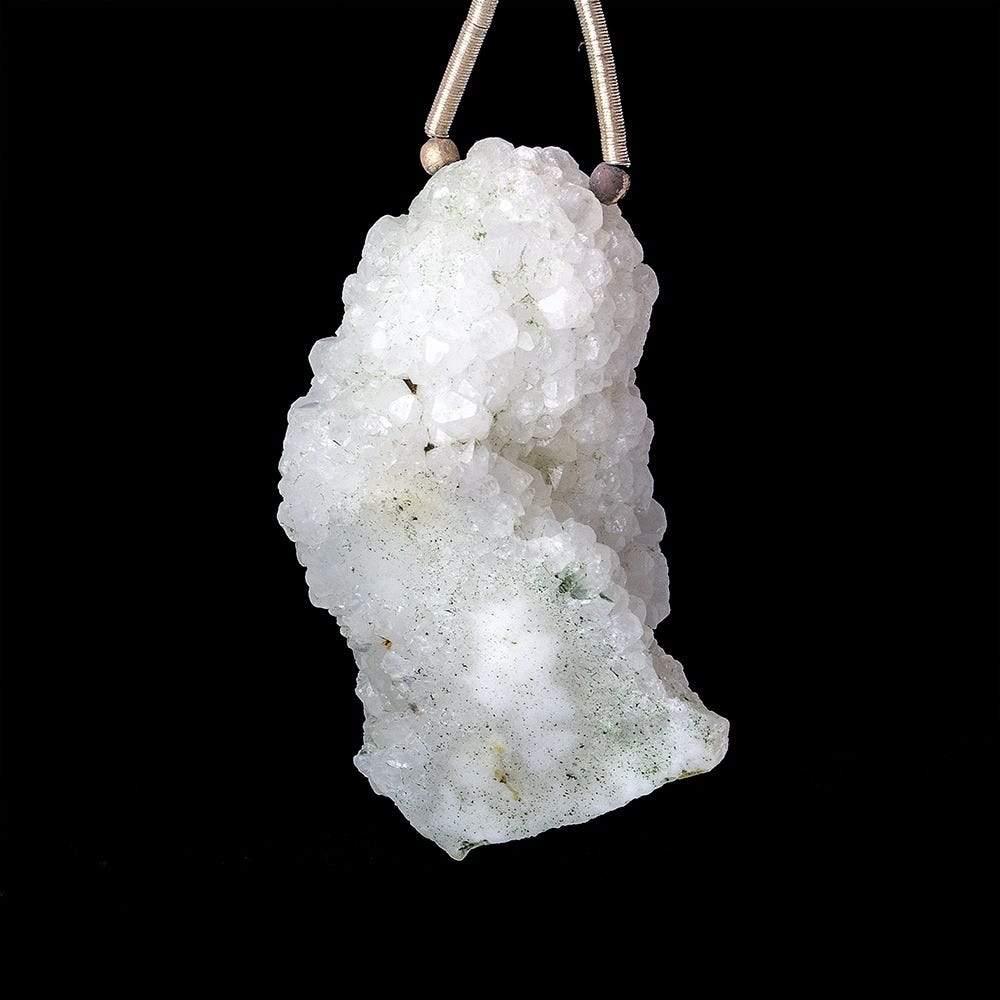 41x25mm Solar Quartz Drusy Natural Stalactite Focal - The Bead Traders