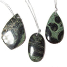 42x24mm Kambaba Jasper Plain Focal Pendant Bead 1 piece - The Bead Traders