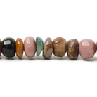 4.5-6mm Multi Gemstone Plain Rondelle Beads 113 pieces - The Bead Traders