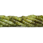 4.5mm-5mm Grossular Garnet Heishi Beads 14 inch 190 pieces - The Bead Traders