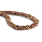4.5mm Copper Daisy Spacer Beads 8 inch 162 pieces - The Bead Traders