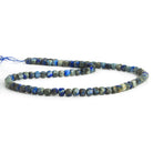 4.5mm Lapis Lazuli Microfaceted Cubes 15 inch 85 beads - The Bead Traders