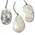 45x25mm Buff Jasper Plain Focal Pendant Bead 1 piece - The Bead Traders