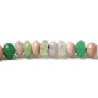 4.7-5.7mm Multi Gemstone faceted rondelle beads 16 inch 120 pieces - The Bead Traders