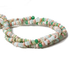 4.7-5.7mm Multi Gemstone faceted rondelle beads 16 inch 120 pieces - The Bead Traders