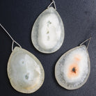 48x36mm Solar Quartz Faceted Pear Focal 1 Bead - The Bead Traders
