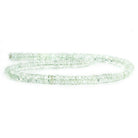 4mm-5.5mm Prasiolite Heishi Beads 16 inch 245 pieces - The Bead Traders