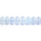 4mm-7mm Natural Chalcedony Plain Rondelle Beads 17 inch 130 pieces - The Bead Traders