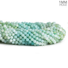 4mm Amazonite Faceted Round Beads 15 inch 90 pieces - The Bead Traders