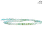 4mm Amazonite Faceted Round Beads 15 inch 90 pieces - The Bead Traders