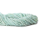 4mm Amazonite plain round beads 15.5 inch 98 pieces - The Bead Traders