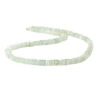 4mm Aquamarine Plain Square Heshi Beads 16 inch 350 pieces - The Bead Traders
