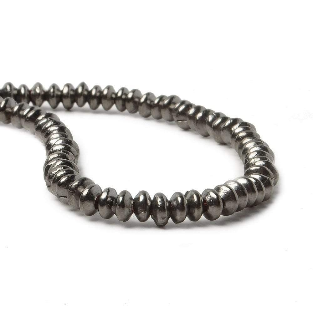 4mm Black Gold plated Copper Disc 8 inch 99 pcs - The Bead Traders