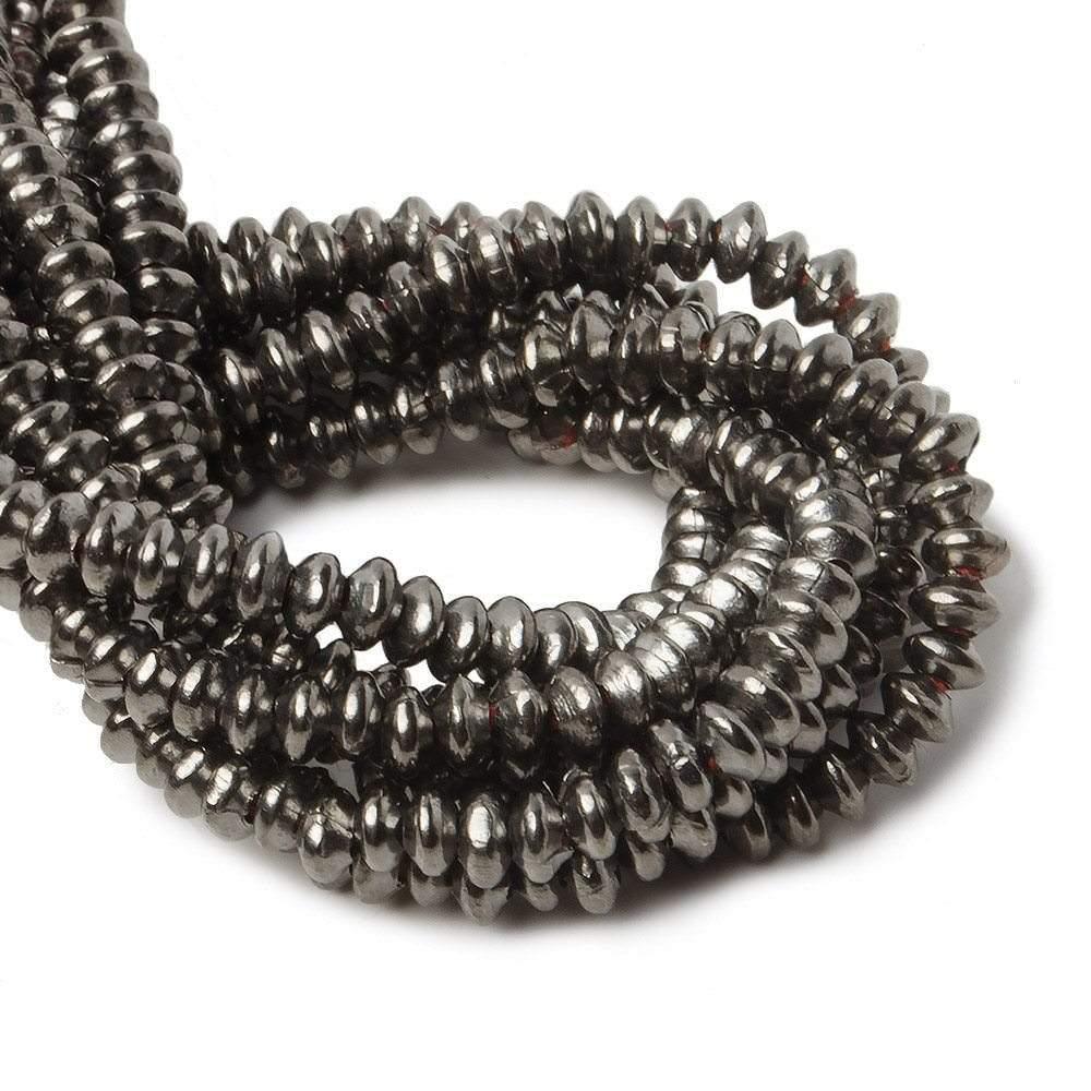 4mm Black Gold plated Copper Disc 8 inch 99 pcs - The Bead Traders