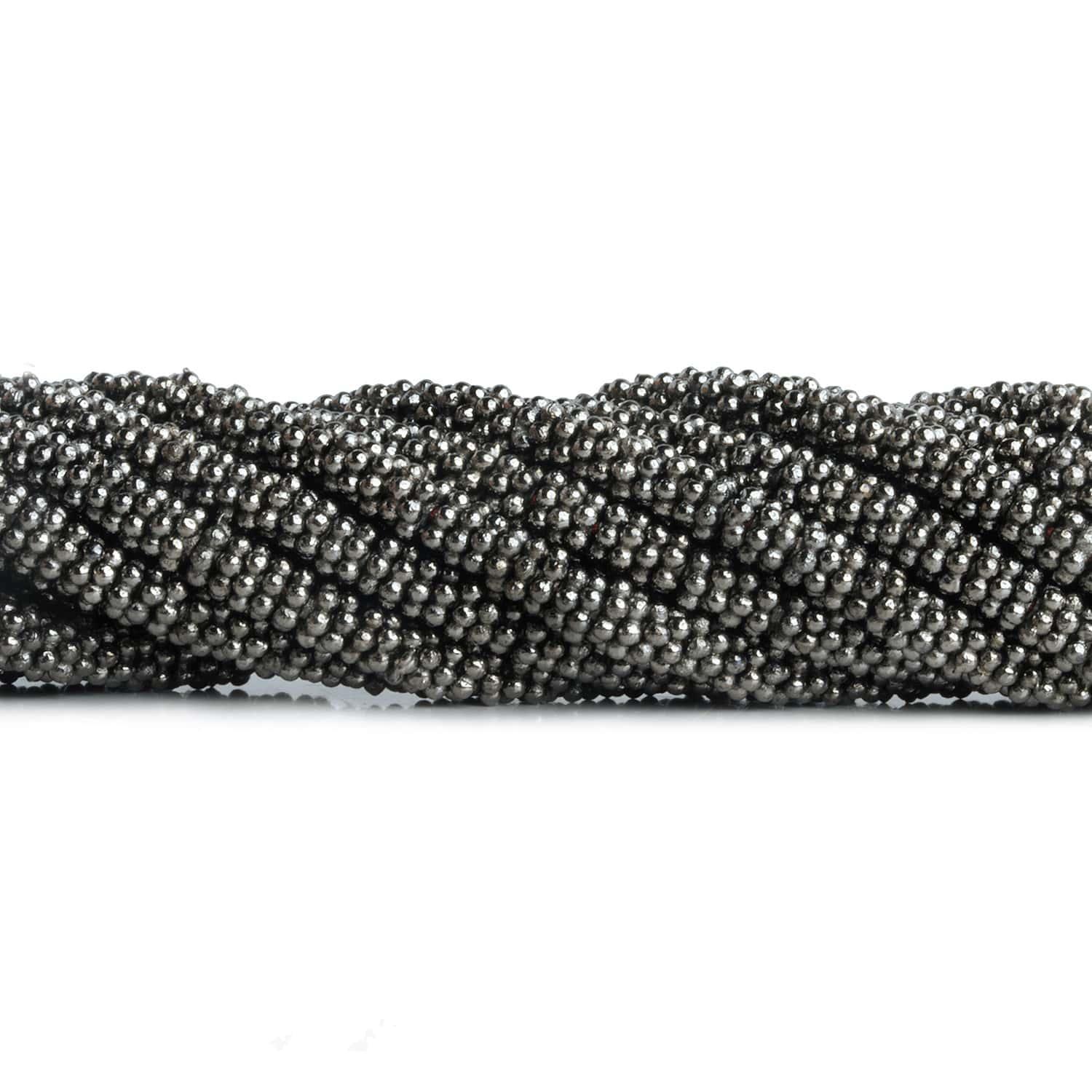 4mm Black Gold Plated Copper Spacers 8 inch 140 beads - The Bead Traders