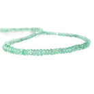4mm Blue Fluorite faceted rondelle beads 13.5 inch 160 pieces - The Bead Traders