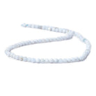 4mm Blue Lace Agate faceted rounds 16 inch 98 pieces - The Bead Traders