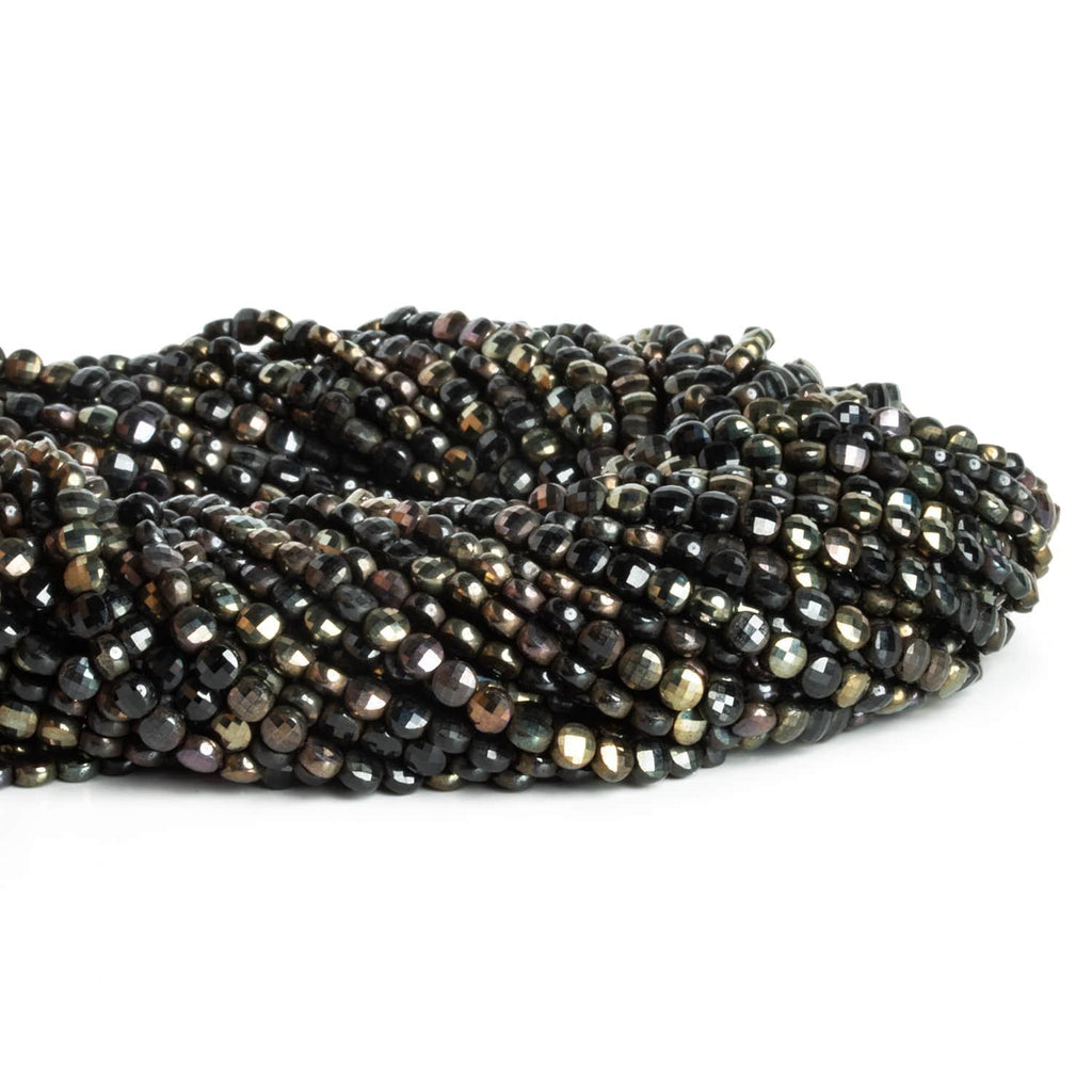 4mm Brown Mystic Black Spinel 12 inch 80 beads - The Bead Traders