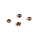 4mm Copper Daisy Spacer 8 inch 160 pieces - The Bead Traders