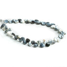 4mm Dendritic Opal Faceted Heart Beads 6 inch 50 pieces - The Bead Traders