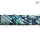 4mm Fluorite Faceted Cube Beads 12 inch 85 pieces - The Bead Traders