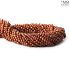 4mm Goldstone Plain Round Beads, 14 inch - The Bead Traders