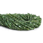 4mm Green Apatite Plain Coins 13 inch 75 beads - The Bead Traders