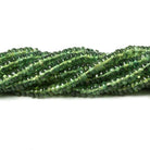 4mm Green Apatite plain rondelle Beads 13 inch 195 pieces - The Bead Traders