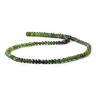4mm Idocrase faceted rondelle beads 13 inches 115 pieces - The Bead Traders