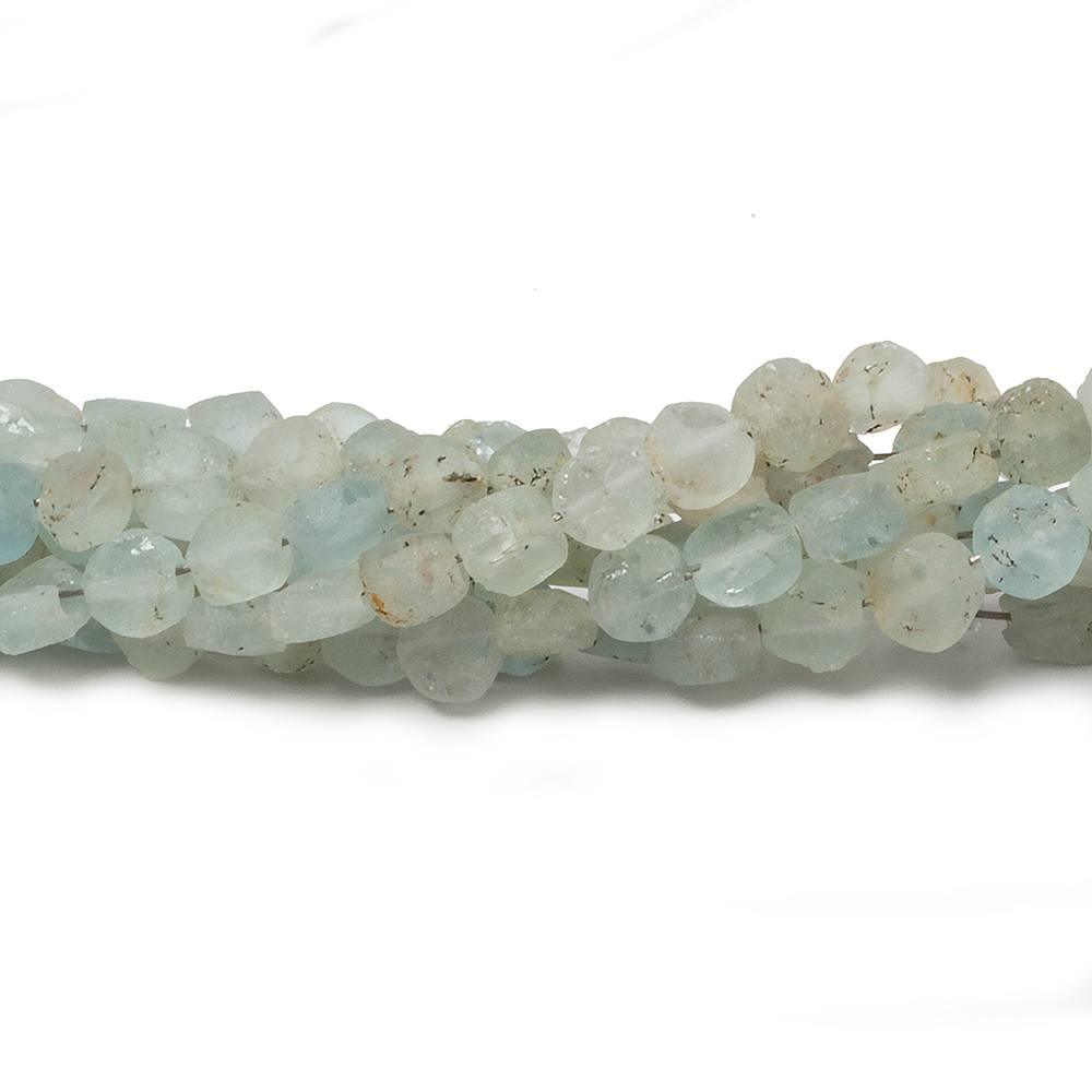 4mm Matte Multi Beryl plain coin beads 12.5 inch 80 pieces - The Bead Traders